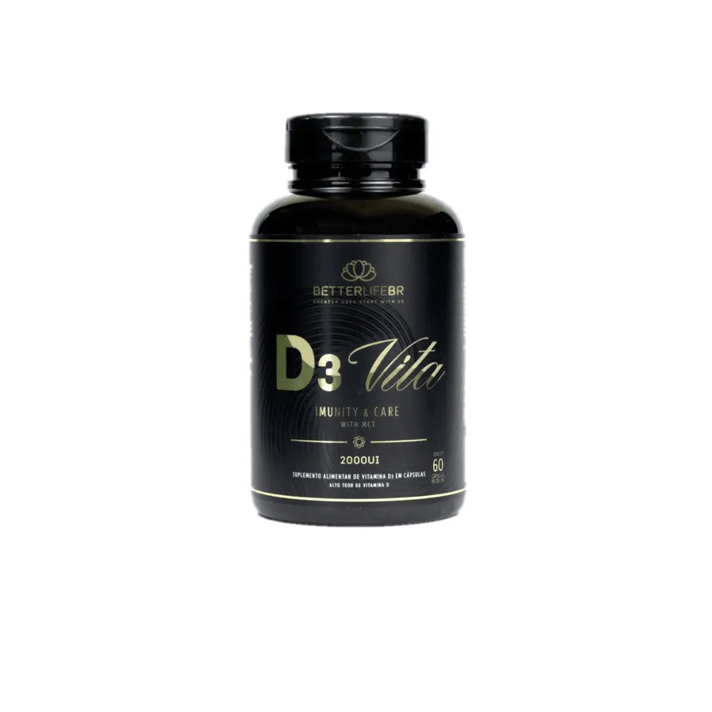 D3 VITA (Vitamina D3 2.000UI)  60 Cápsulas
