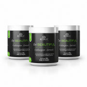 Kit com 3 Be Beautiful Collagen Drink Sabor Limão 300g