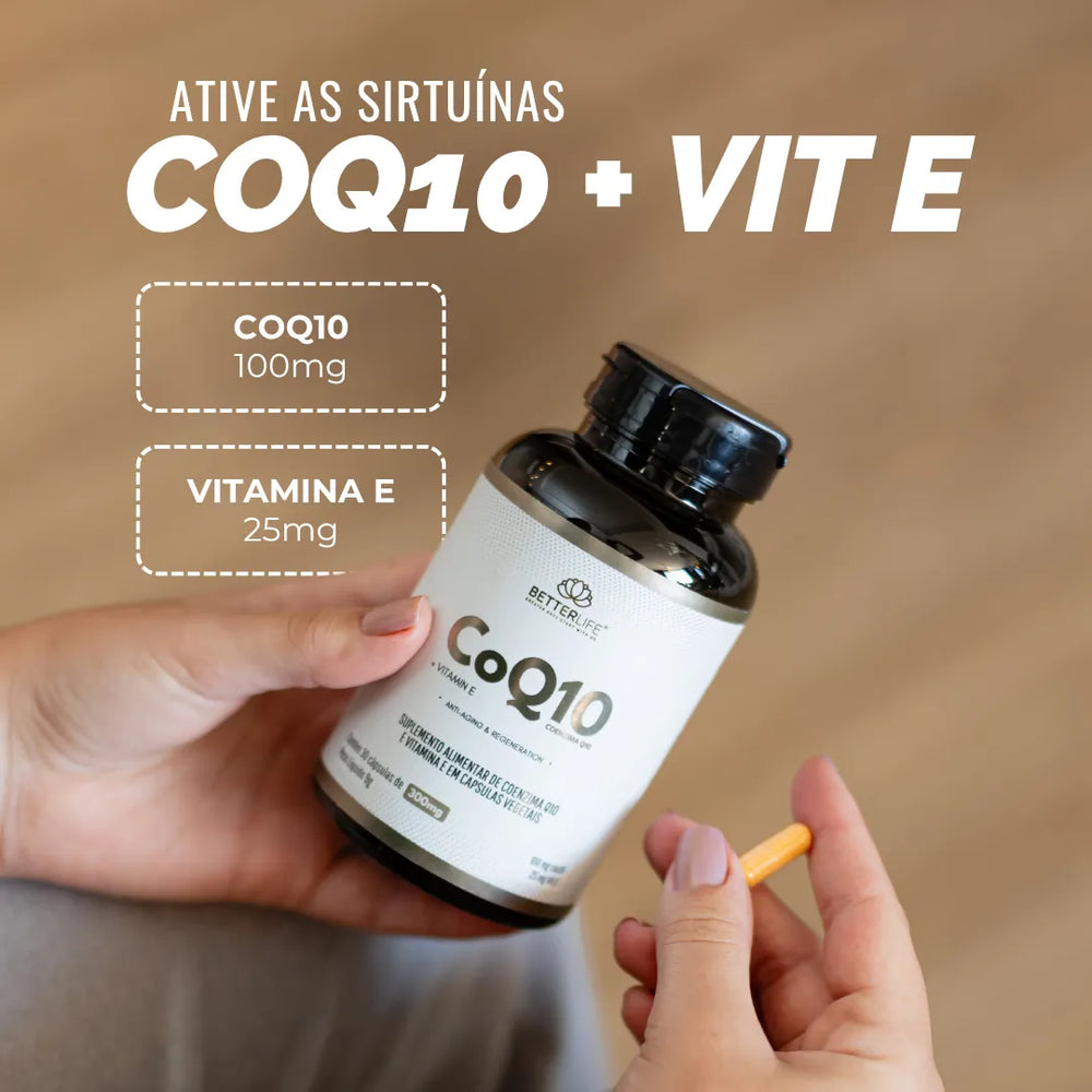 
                  
                    Kit com 3 COQ1O (Coenzima Q10 + Vitamina E) 30 Cápsulas - Para 3 meses
                  
                