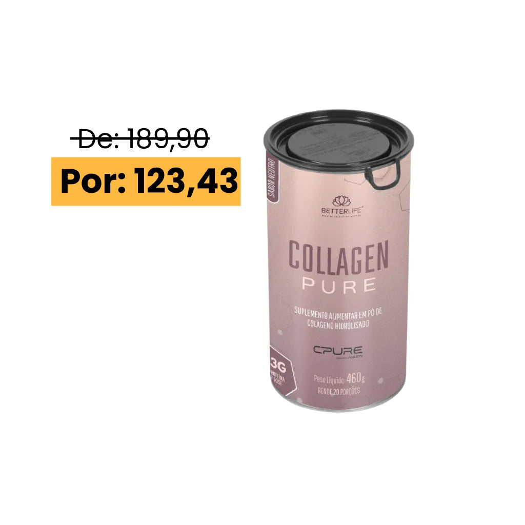 Collagen Pure 460g - Colágeno em Pó