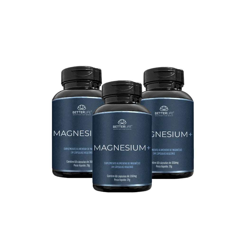 Kit com 3 Magnesium+  60 Cápsulas - Para 3 meses