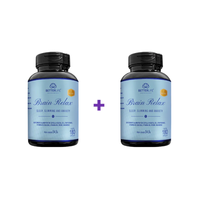 Kit com 2 Brain Relax 180 Cápsulas - Para 6 meses