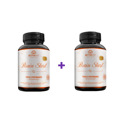 Kit com 2 Brain Start 180 Cápsulas - Para 6 meses