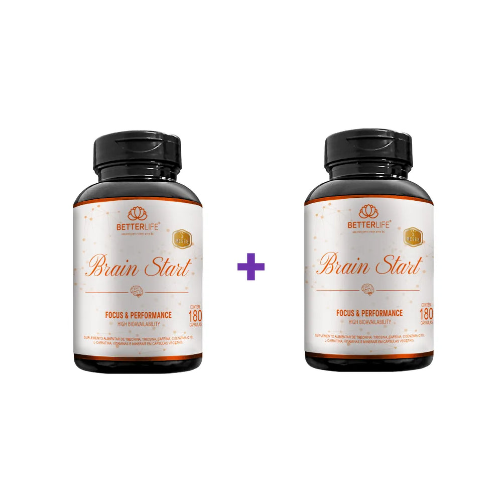 Kit com 2 Brain Start 180 Cápsulas - Para 6 meses