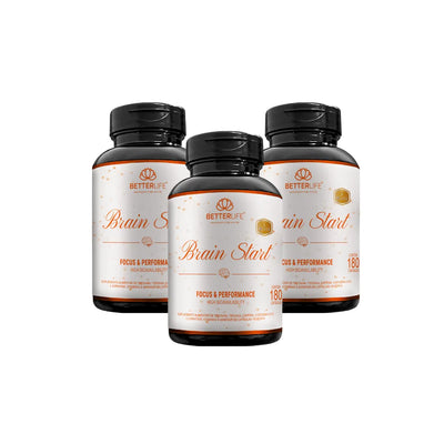 Kit com 3 Brain Start 180 Cápsulas - Para 9 meses