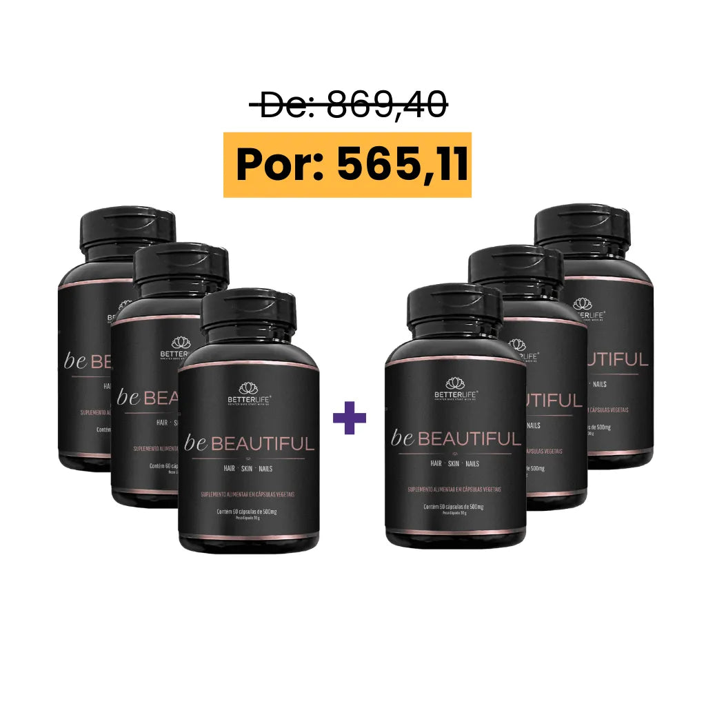 Super Combo Be Beautiful 60 Cápsulas - Para 6 meses