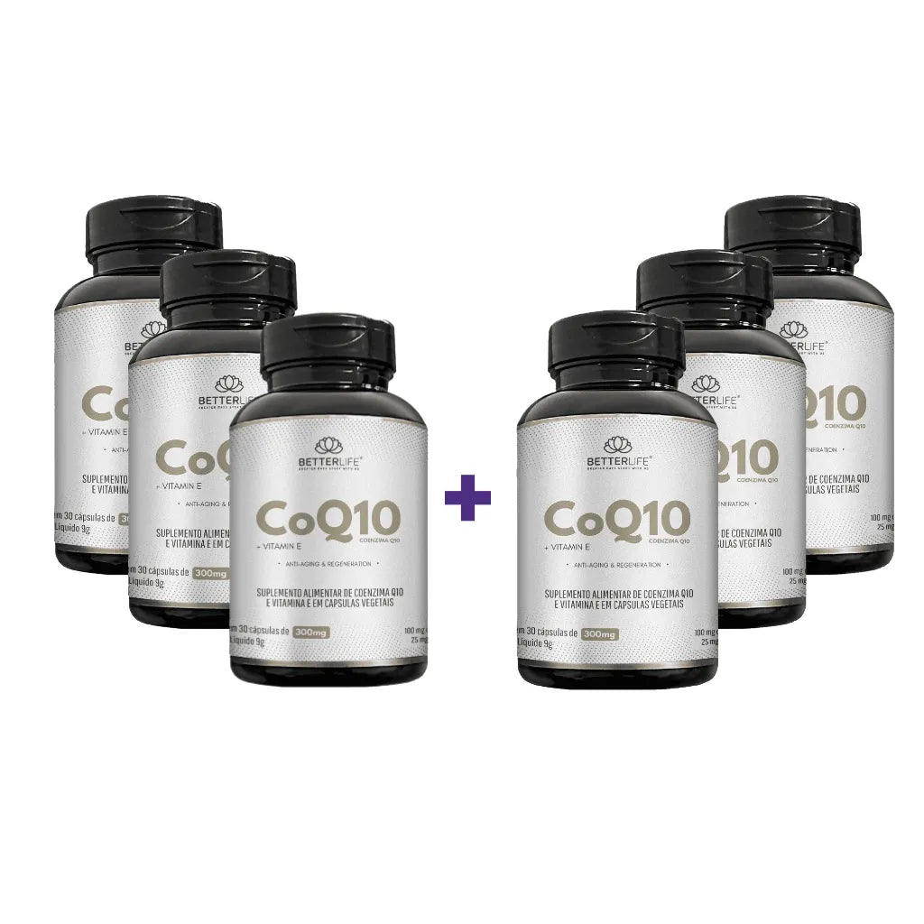 Super Combo COQ1O (Coenzima Q10 + Vitamina E) 30 Cápsulas - Para 6 meses