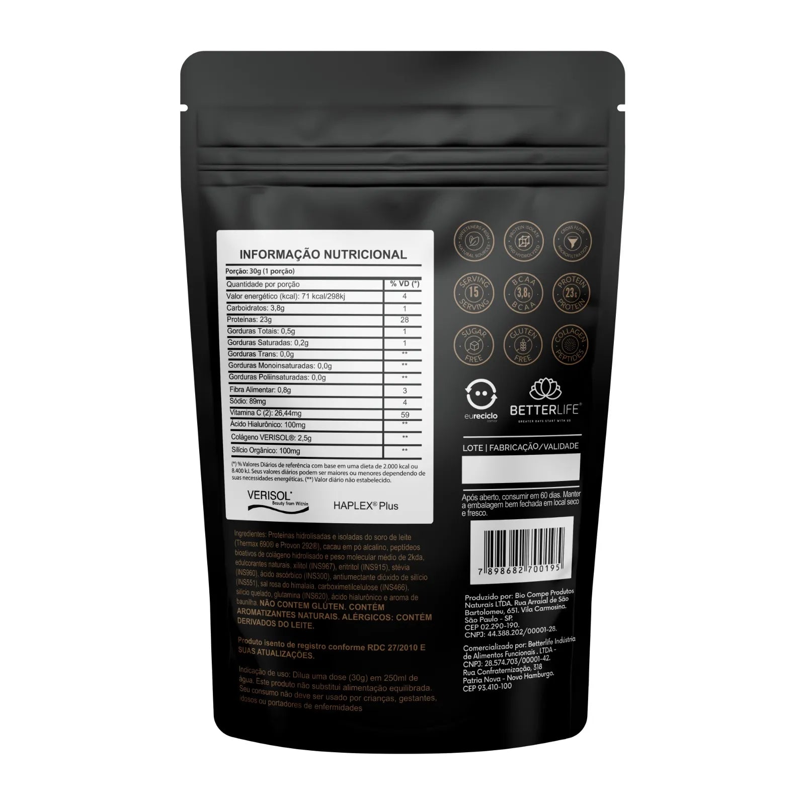 Proteína Beauty Whey Protein Baunilha 450g