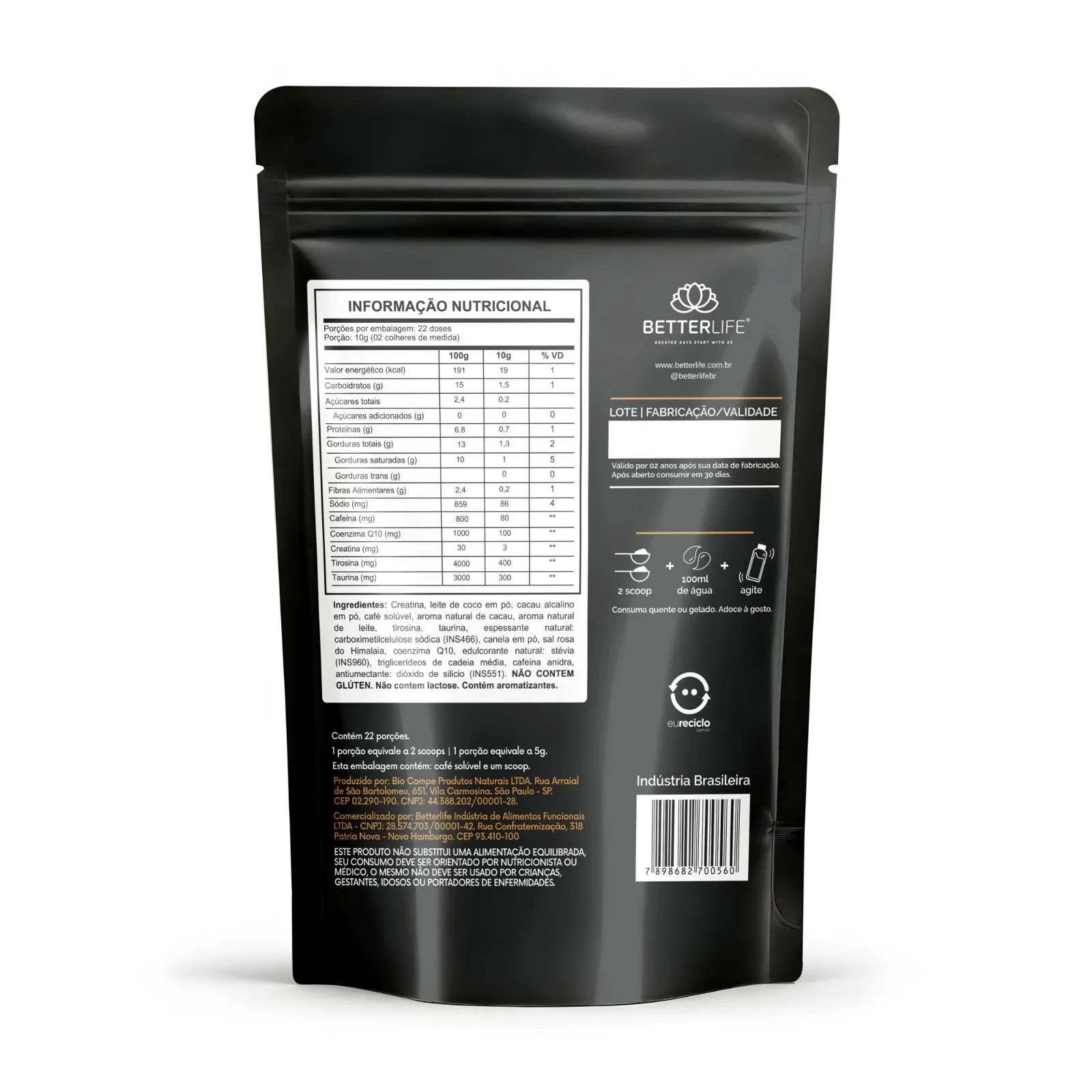 Brain Coffee Mocaccino Creatine Plus 220g
