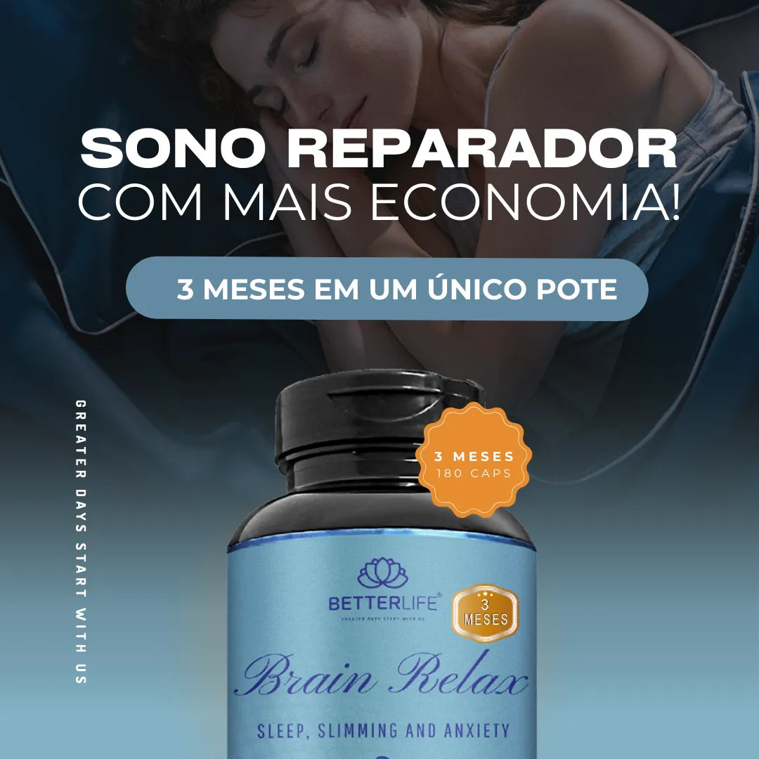 Kit com 2 Brain Relax 180 Cápsulas - Para 6 meses