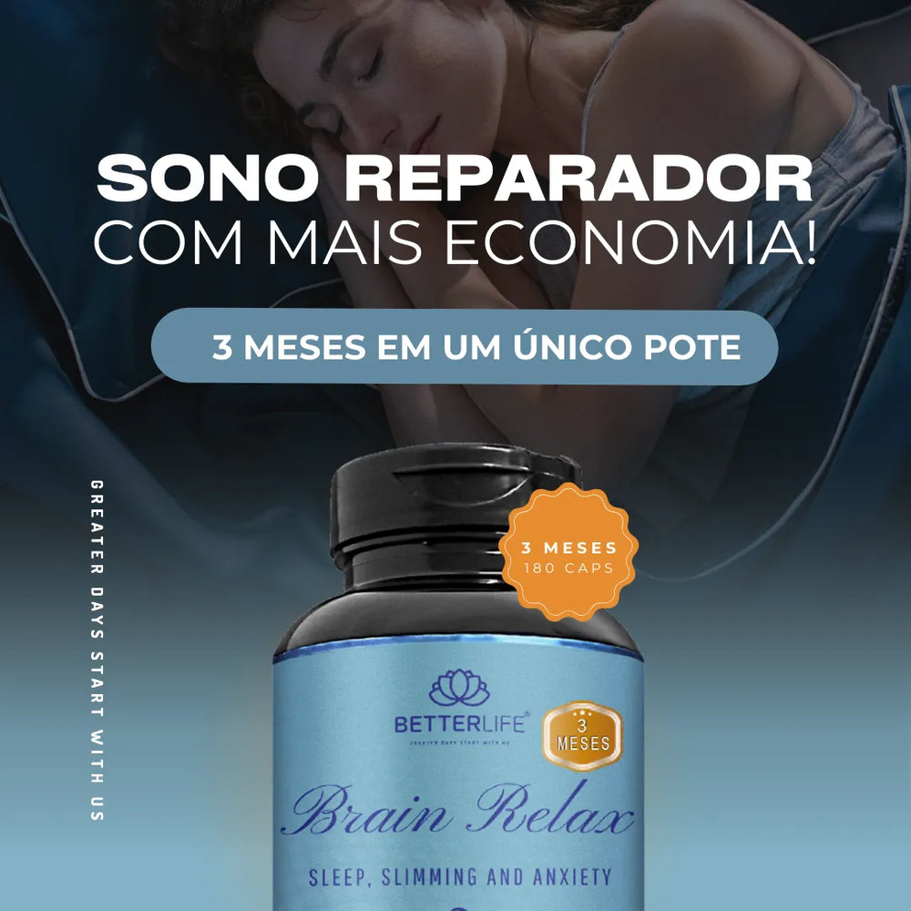 
                  
                    Kit com 4 Brain Relax 180 Cápsulas - Para 12 meses
                  
                