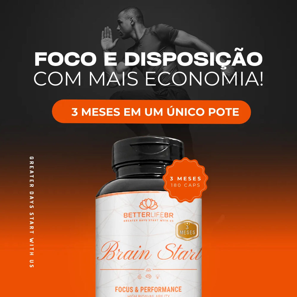 
                  
                    Kit com 4 Brain Start 180 Cápsulas - Para 12 meses
                  
                