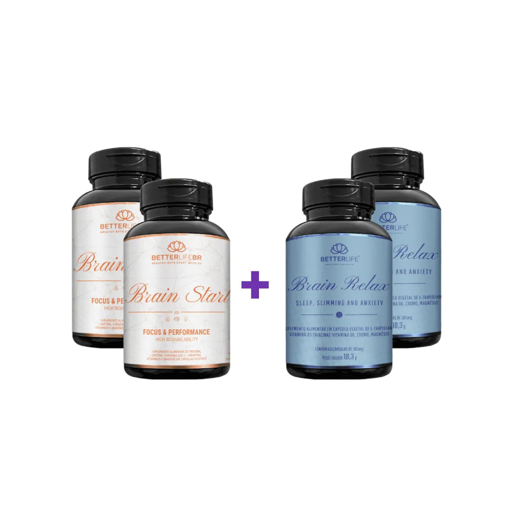 Kit Alta Performance Relax + Start - Para 2 Meses