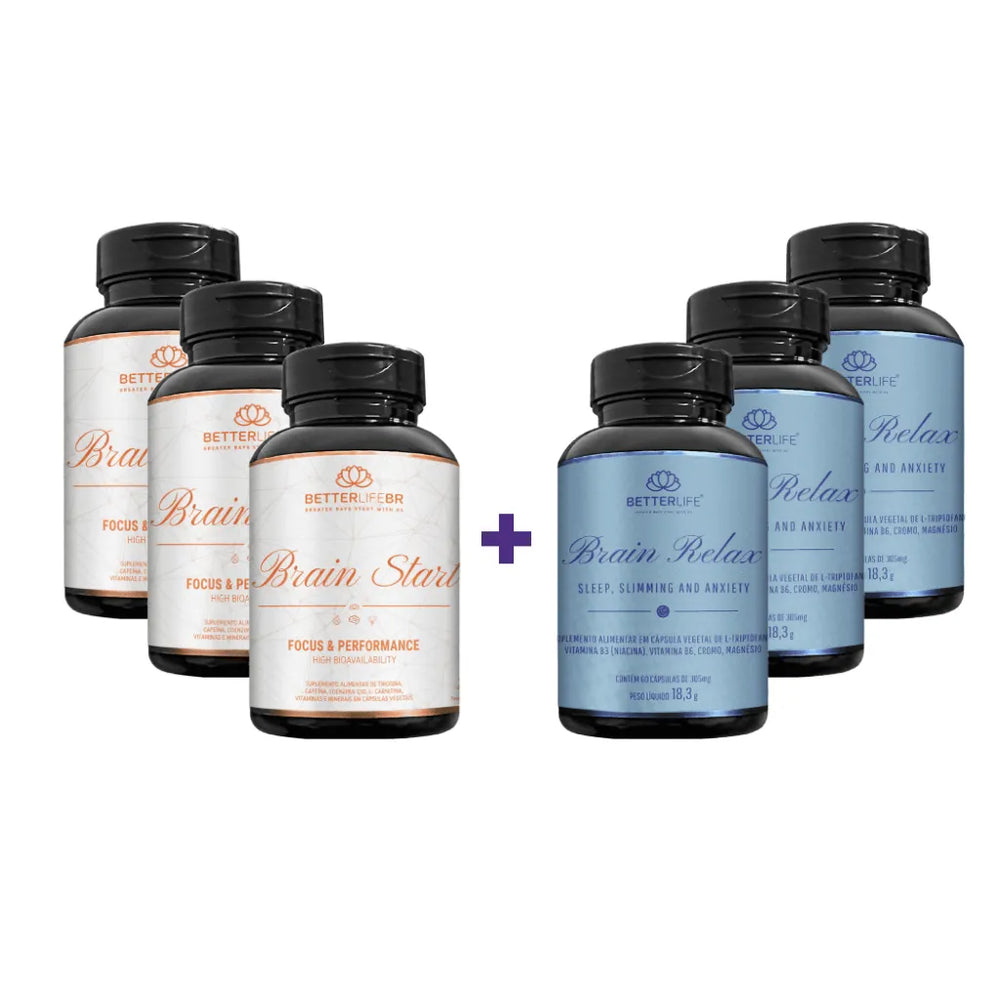 Kit Alta Performance Relax + Start - Para 3 Meses