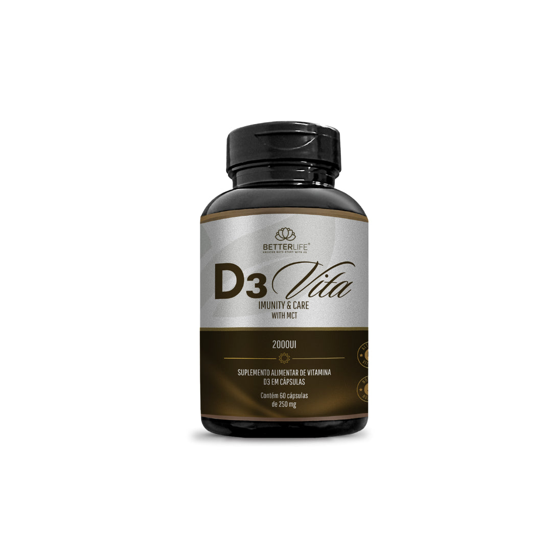 D3 VITA (Vitamina D3 2.000UI)  60 Cápsulas