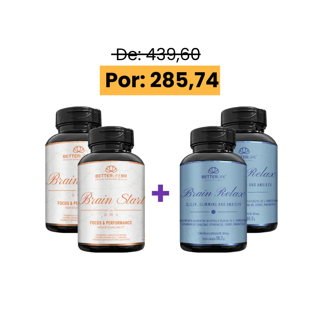 Kit Alta Performance Relax + Start - Para 2 Meses