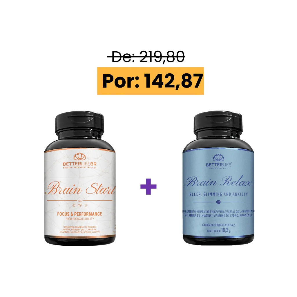 Kit Alta Performance Relax + Start - Para 1 Mês